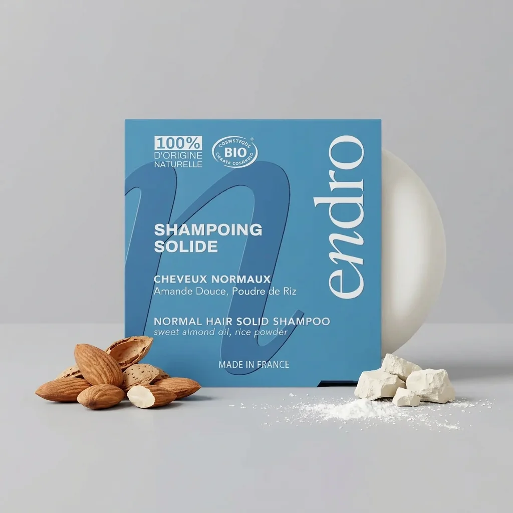 Shampoing Solide - Cheveux normaux - Endro Cosmétiques - 100 gr