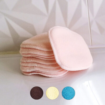 10 lingettes démaquillantes lavables – Coloris au choix
