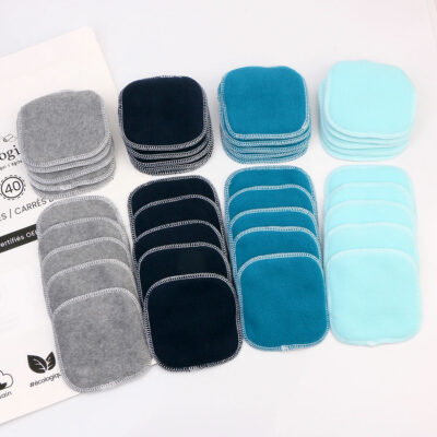 40 lingettes démaquillantes lavables – Océan