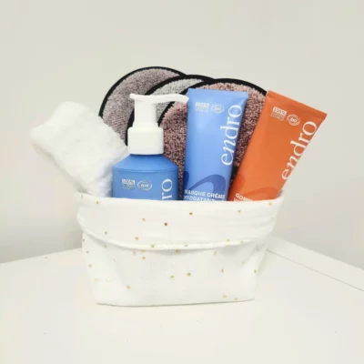 Kit beauté – Rituel Soin Visage Endro Nettoyage, Gommage, Masque (8 pièces)