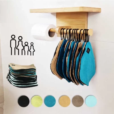 Kit famille 4 personnes – Papier toilette lavable Lafeuille – 50 feuilles