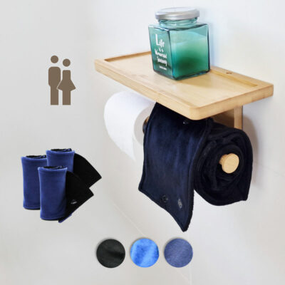 kit famille 2 personnes – Papier toilette lavable Lafeuille – 25 pièces rectangulaires