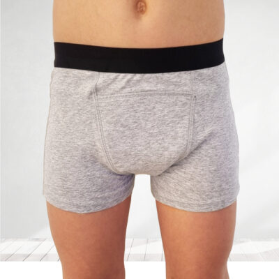 1 boxer / culotte d’apprentissage propreté | 3 à 8 ans – Gris