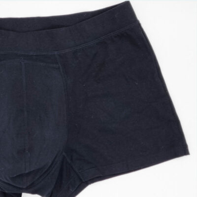 1 boxer absorbant étanche lavable homme – Fuites urinaires légères – Noir