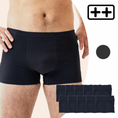 8 boxers absorbants lavables homme ULTRA ++  Fuites moyennes