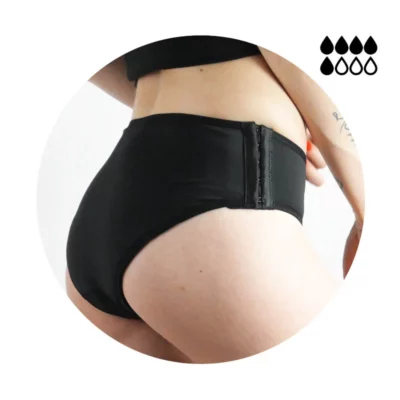 Culotte absorbante avec agrafes – fuites urinaires modérées