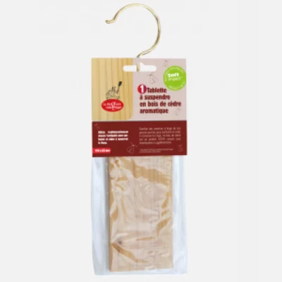 Tablette en cèdre à suspendre pour parfumer