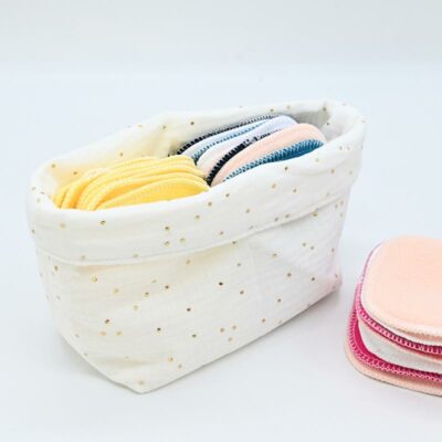 Panière taille L – Double gaze de coton