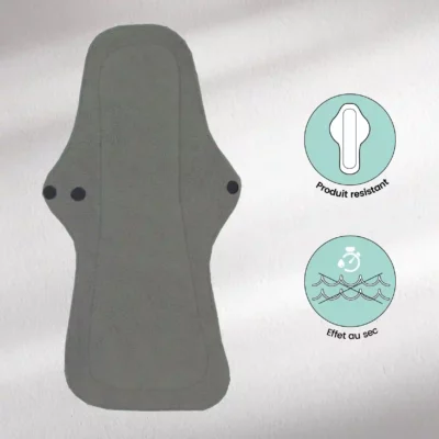 5 serviettes lavables (Gamme L) – Flux extra fort