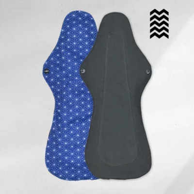 1 serviette hygiénique lavable en coton certifié (Gamme XL) – Flux extra fort, maternité, nuit… – A choisir