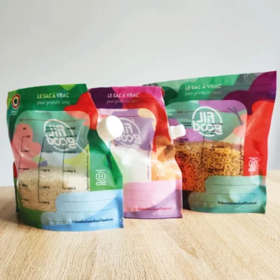 Lot de 3 sachets réutilisables Squiz – Une révolution pour consommer en vrac !