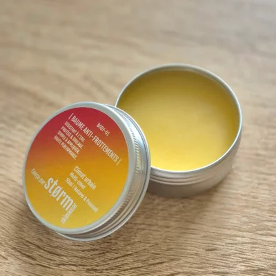 Baume anti-frottements multi-zones