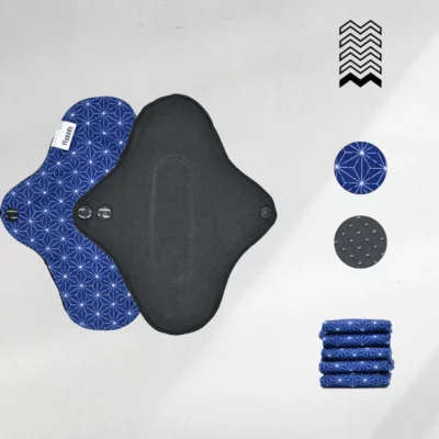 5 protège-slips lavables en coton (Gamme XS)