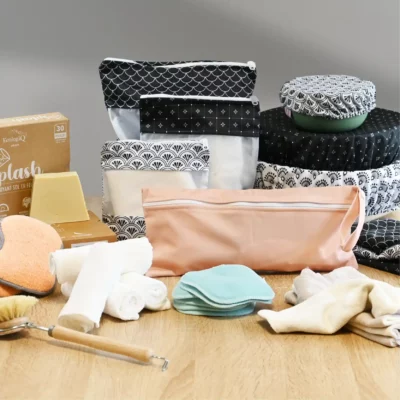 Kit Complet Mix Maison Zéro déchet : Cuisine, salle de bain, entretien 58 pièces