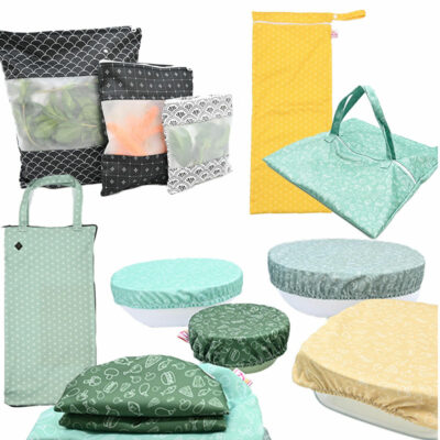 Pack complet 17 pièces Cuisine (couvre-plat, sac congélation, sac à tarte…)