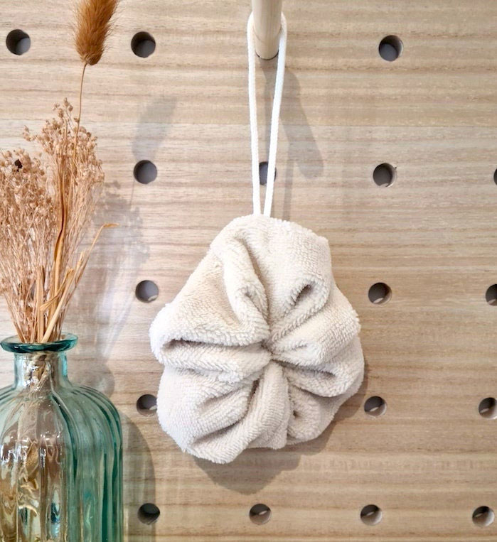 Fleur de douche en tissu lavable et durable – Image 7
