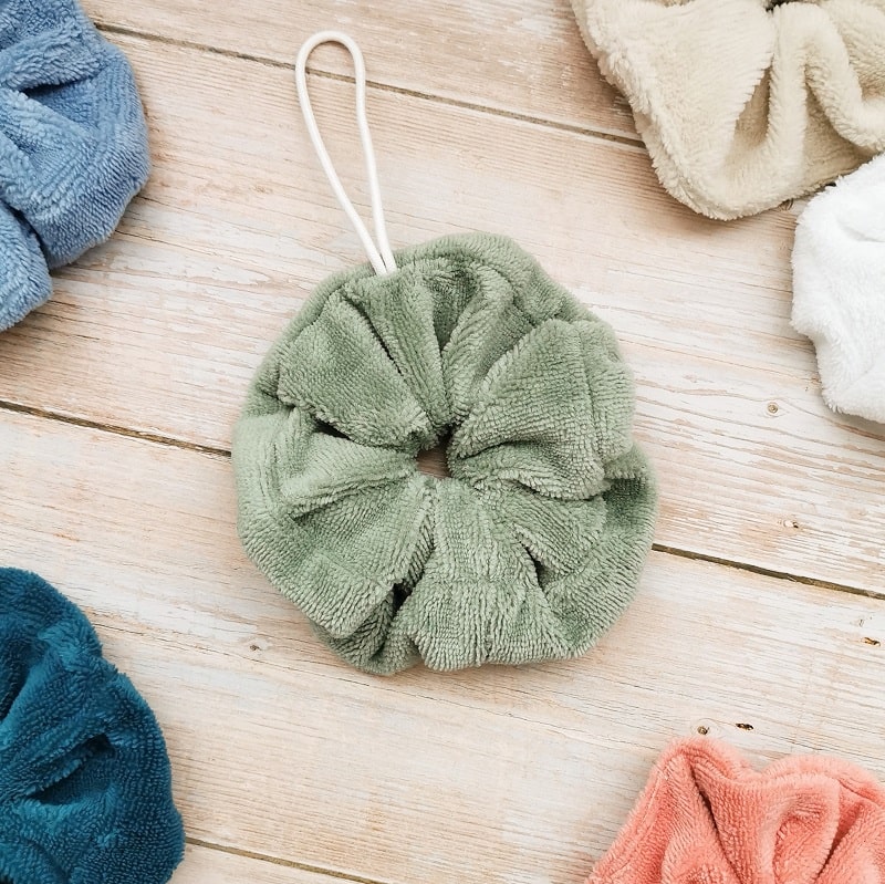 Fleur de douche en tissu lavable et durable – Image 4