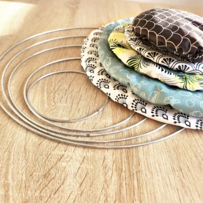 kit 5 cover’Ring : anneaux de rangement pour couvre-plats 5 tailles