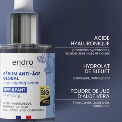 Sérum anti-âge global – Endro Cosmétiques