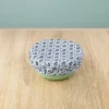 2 Couvre bols - couvre plat en tissu 13 à 18 cm (S)