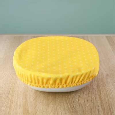 2 Couvre saladier – Charlotte, couvre plat en tissu 18 à 24 cm (M)