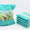 Lot de 6 grands sacs congélation réutilisables XL – Coloris au choix
