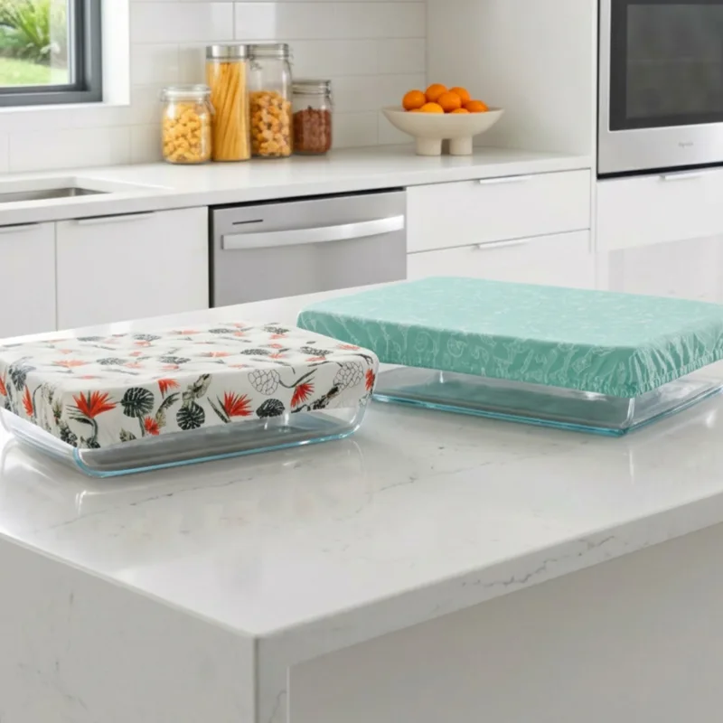 2 couvre plats en tissu – Plat à gratins (XL) - 28-40 cm – Image 5