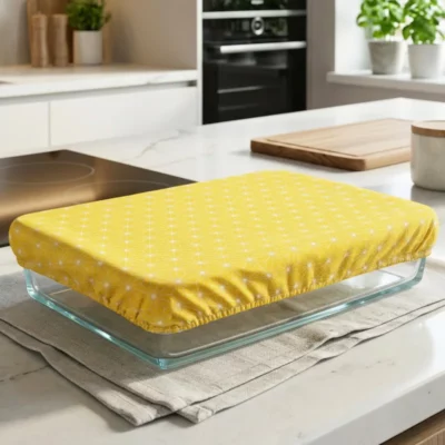 2 couvre plats en tissu – Plat à gratins (XL) – 28-40 cm