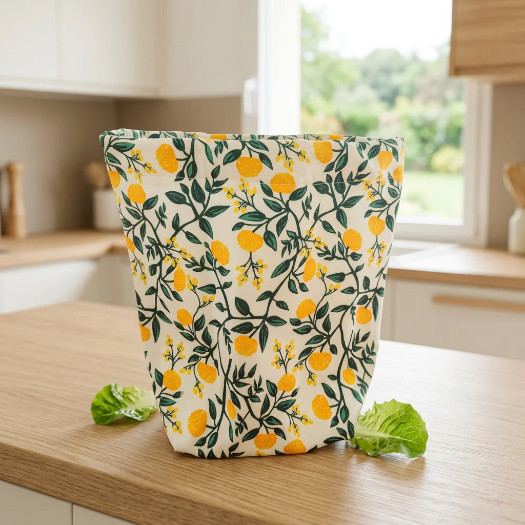 Sac à salade avec doublure absorbante - Mireille – Image 3