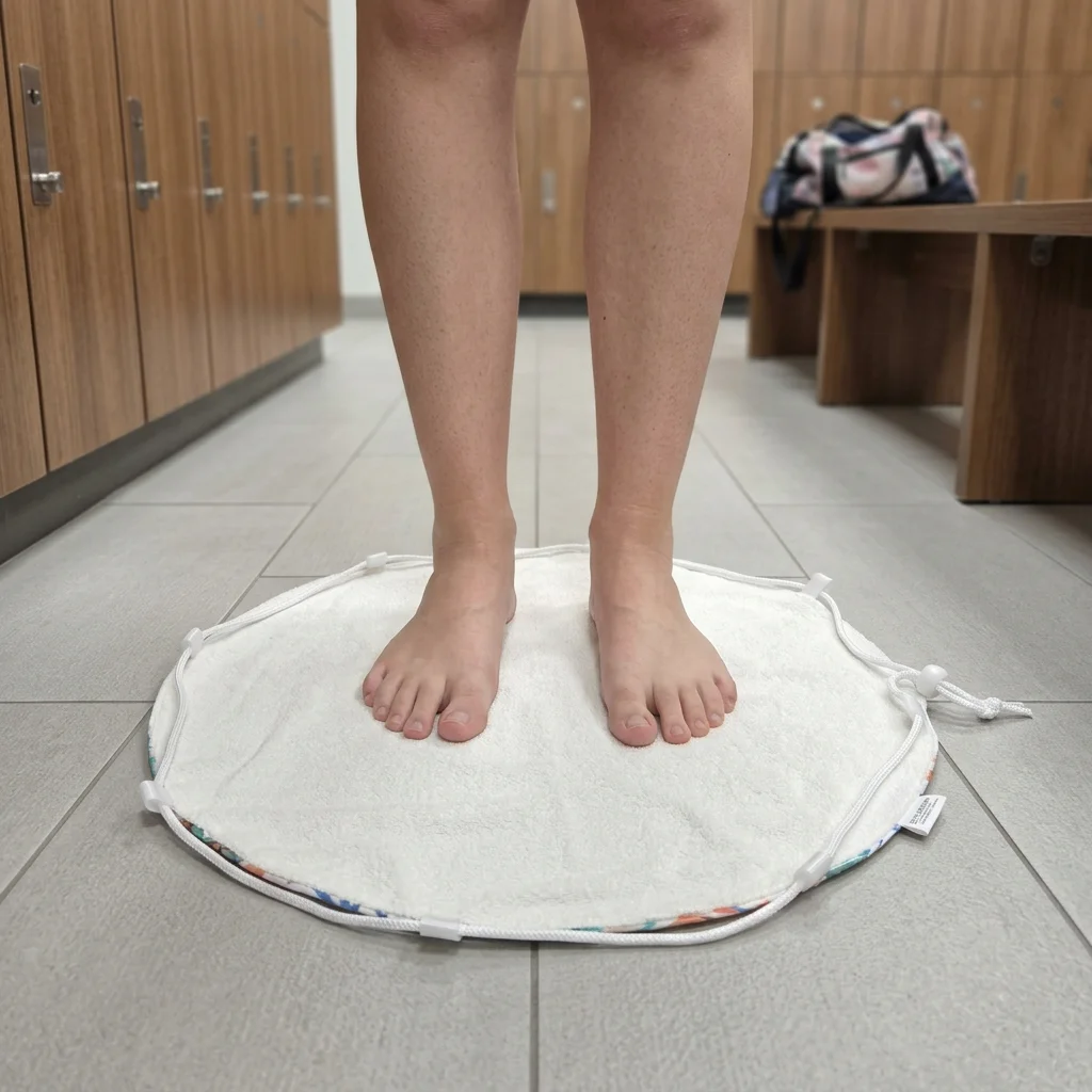 Tapis sac de change "Pédibag" : idéal piscine, sport, plage... - (A choisir) – Image 3